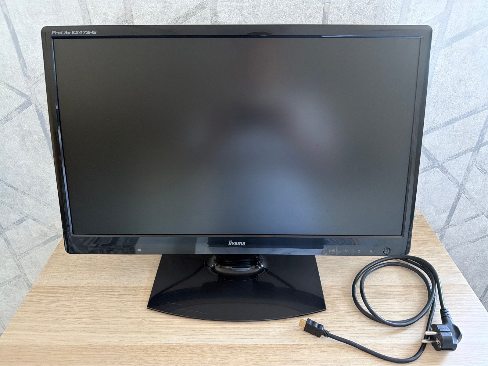 iiyama ProLite E2473HS 24 inch Full HD Monitor, Gebruikt, Ingebouwde speakers, Full HD, 1 tot 2 ms