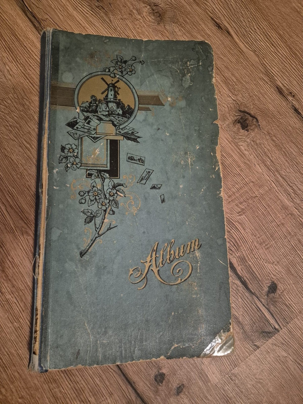 Antiek foto/kaartenalbum 1900/1915 Jugendstil, Ophalen of Verzenden