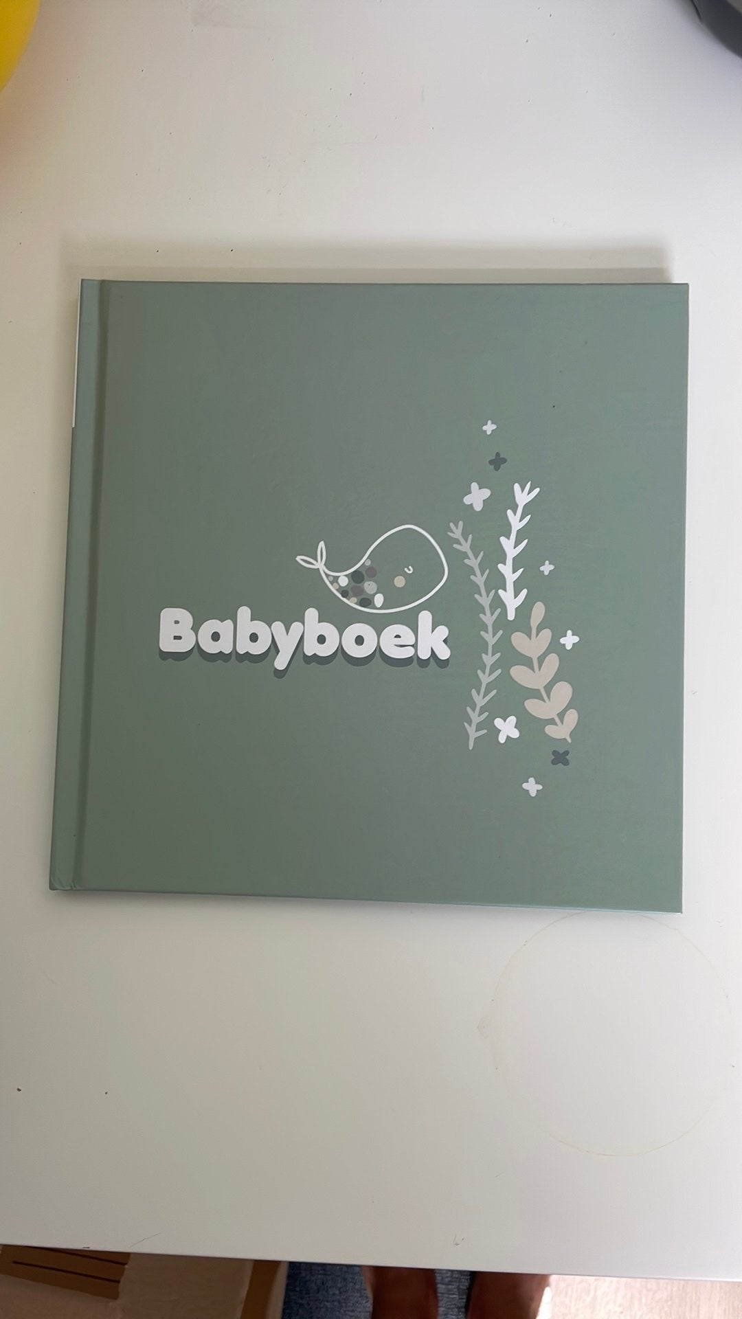 Jacqueline Pieterson - Babyboek vierkant groen, Boeken, Kinderboeken | Baby's en Peuters, Jacqueline Pieterson, 3 tot 4 jaar, Ophalen of Verzenden