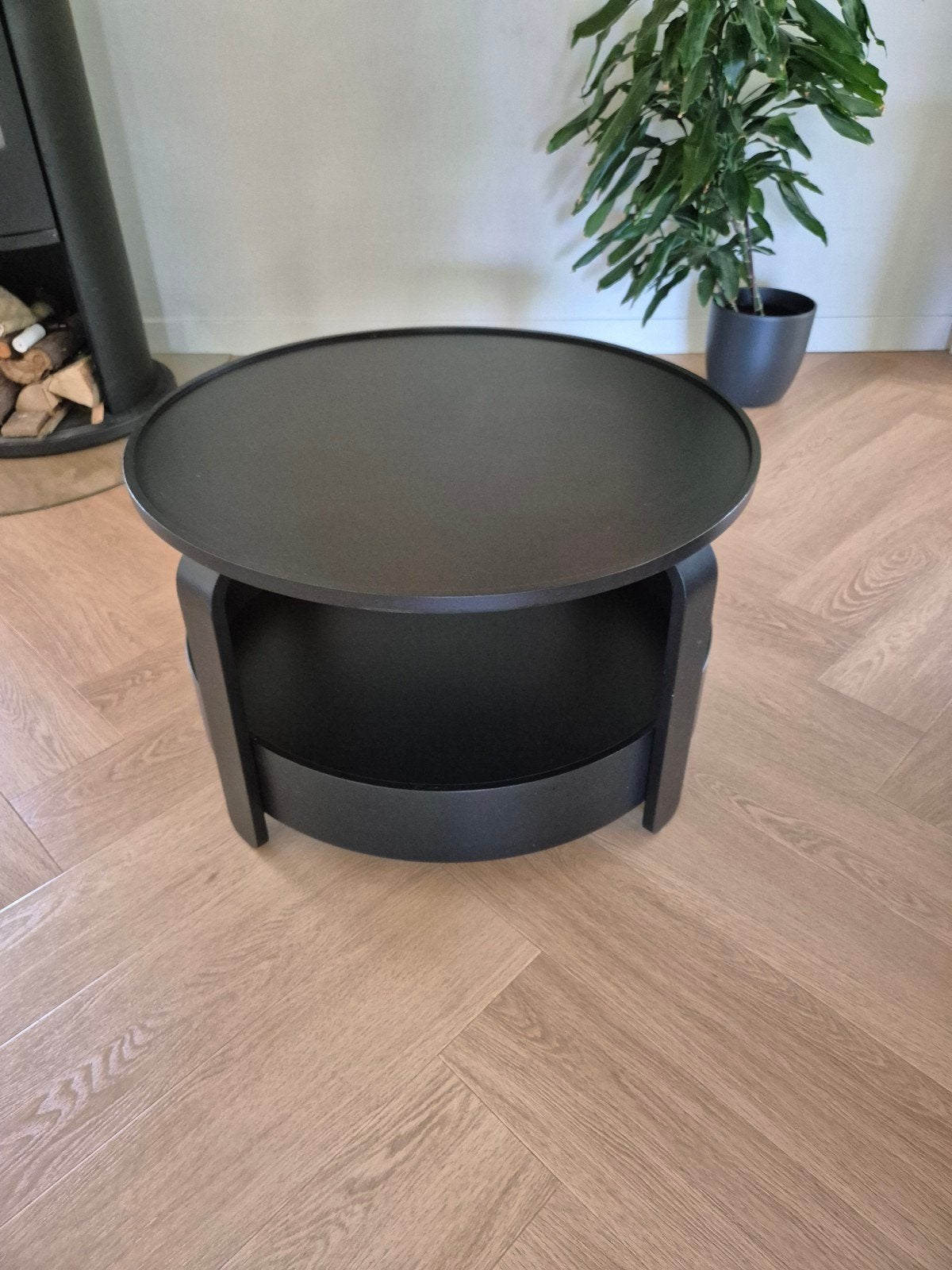 Ikea Borgeby salontafel - Zo goed als nieuw, Ophalen, Overige materialen, 50 tot 100 cm, Rond