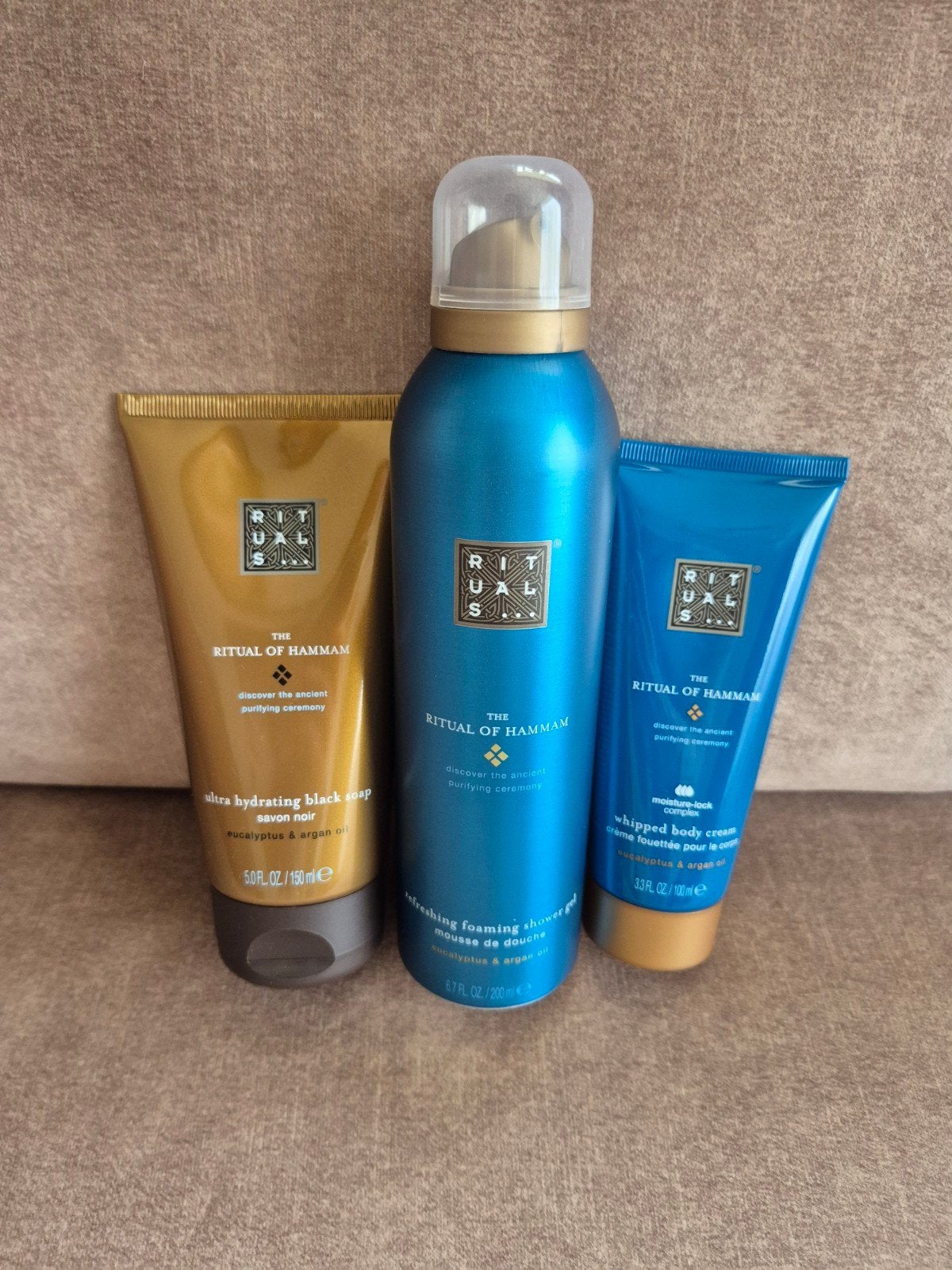 Ritual of hammam set voor €15 ongebruikt, Ophalen, Zo goed als nieuw, Bad & Douche