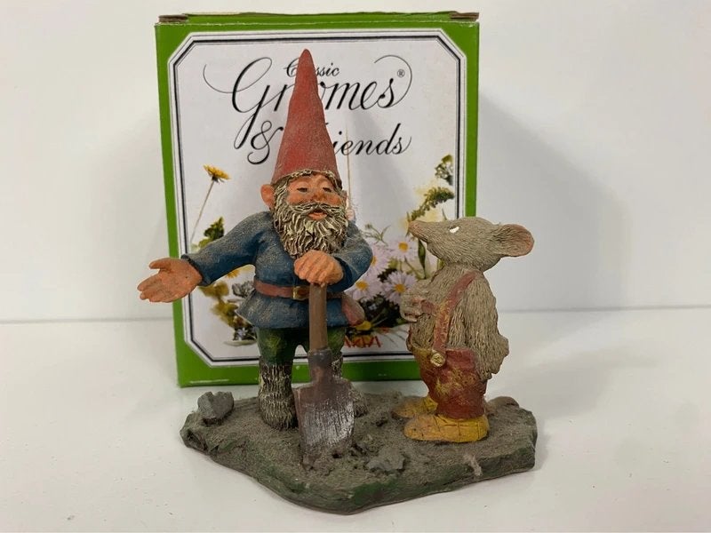 Classic Gnomes – Al with Mouse, Verzamelen, Beelden en Beeldjes, Ophalen of Verzenden, Zo goed als nieuw, Fantasy