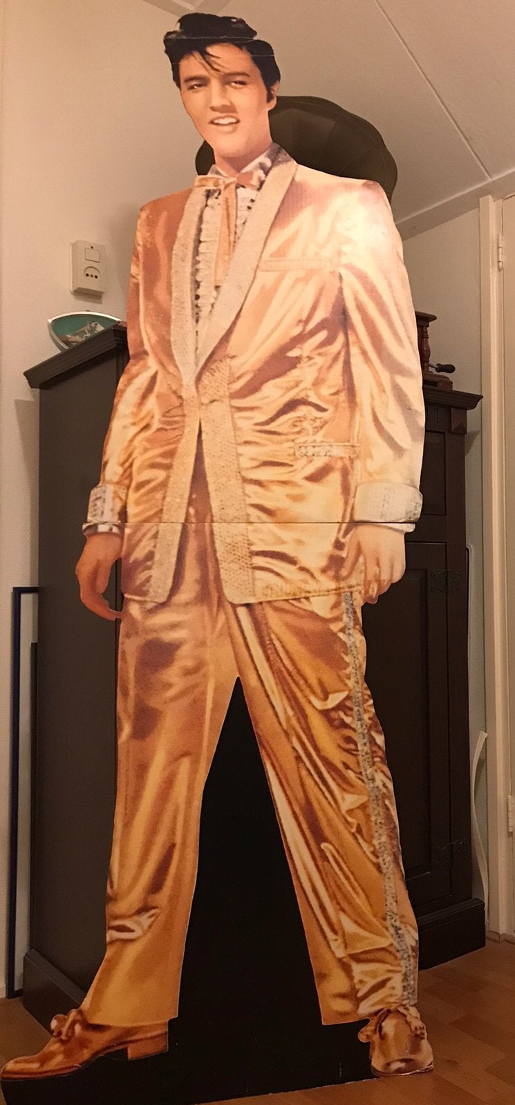 Elvis Presley displays 2 stuks!, Ophalen, Zo goed als nieuw, Foto of Kaart