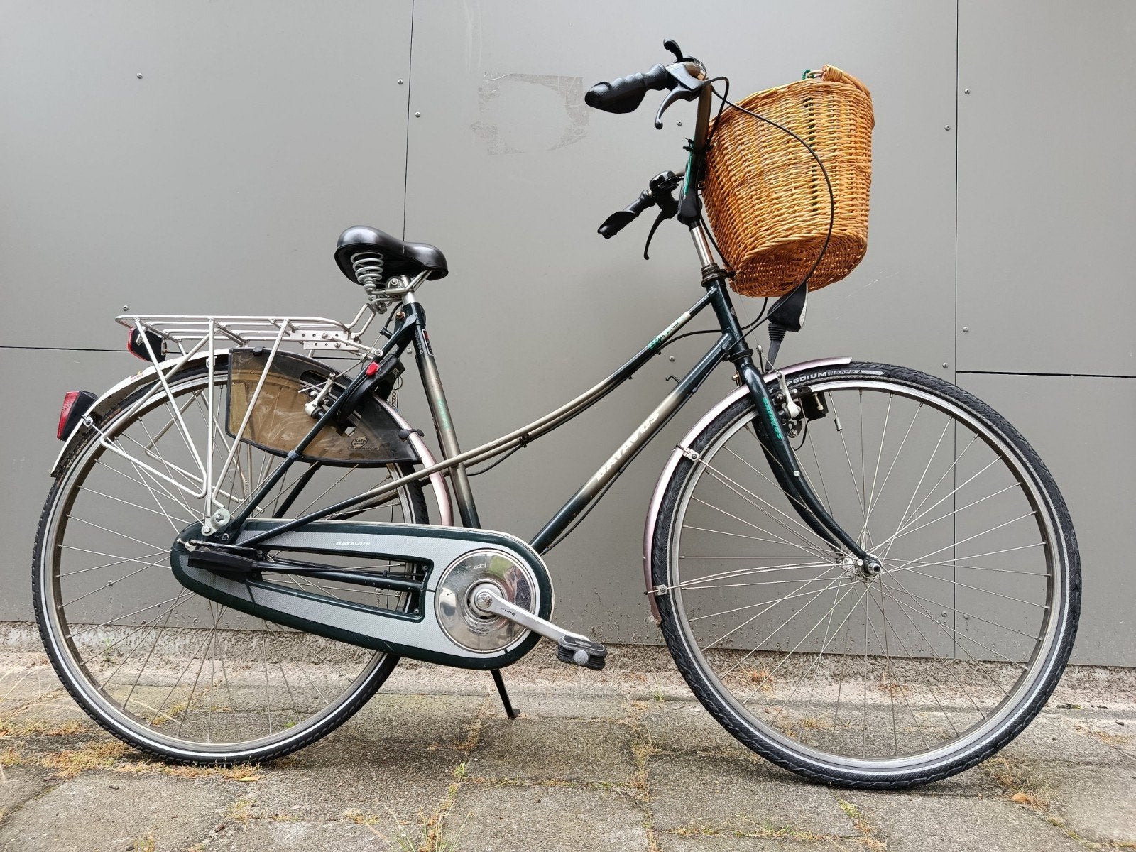 Damesfiets Batavus 7 versnellingen, slot, verlichting, mand, Fietsen en Brommers, Fietsen | Dames | Omafietsen, Ophalen, 53 tot 56 cm