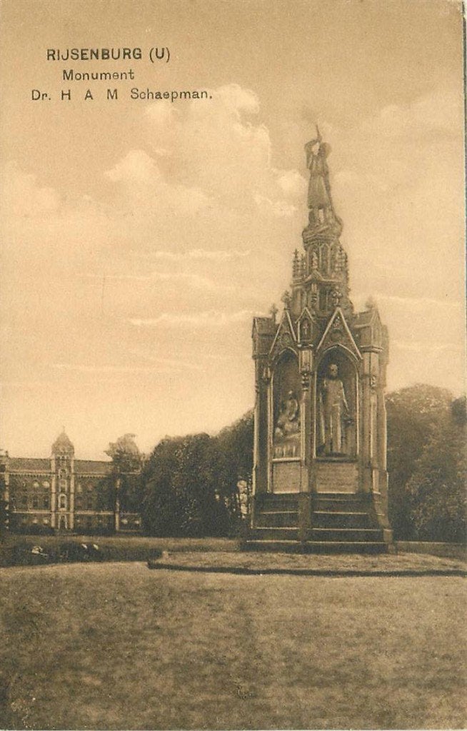 388-337-017 Driebergen-Rijsenburg Monument Dr Schaepman, Verzenden, Voor 1920, Utrecht