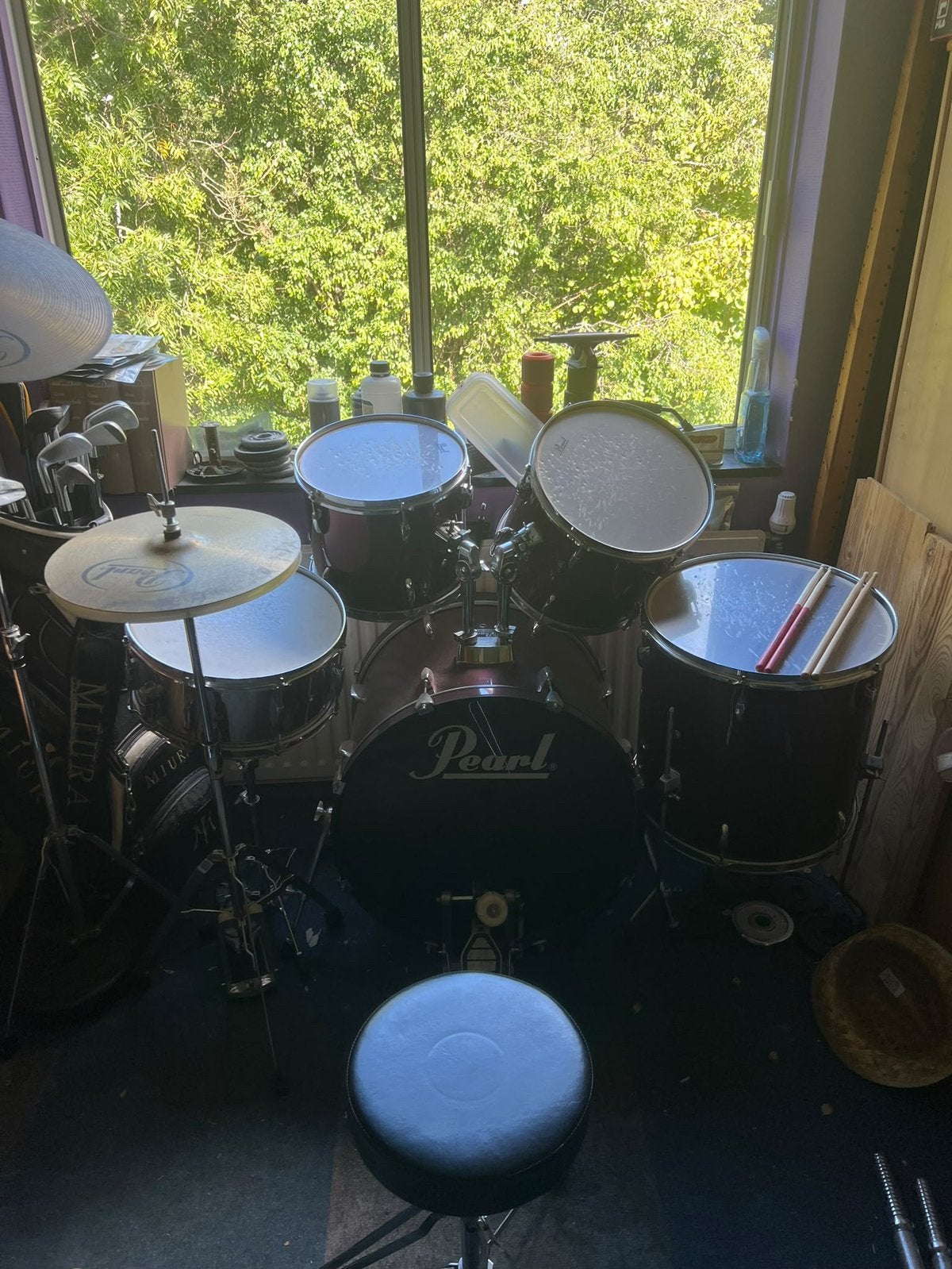 Pearl drumstel, Muziek en Instrumenten, Ophalen, Zo goed als nieuw, Pearl