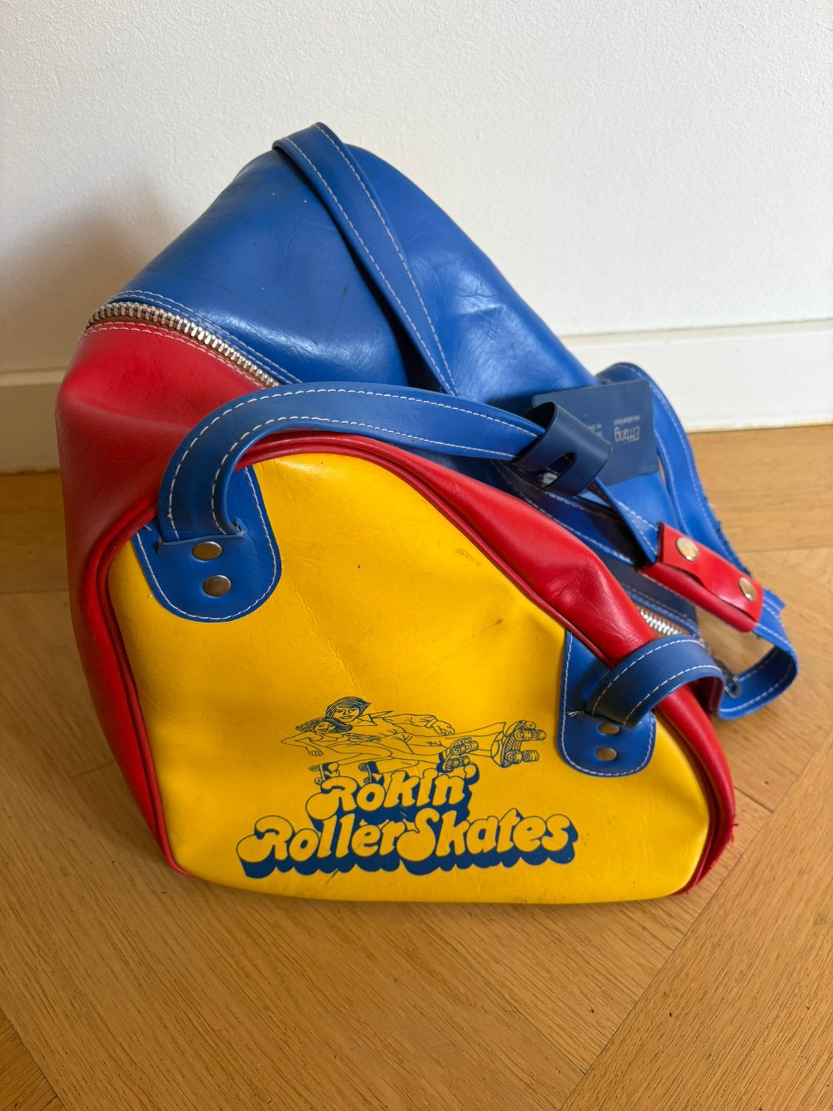 Vintage Rokin’ Roller Skates tas – jaren 70/80, Ophalen of Verzenden, Gebruikt