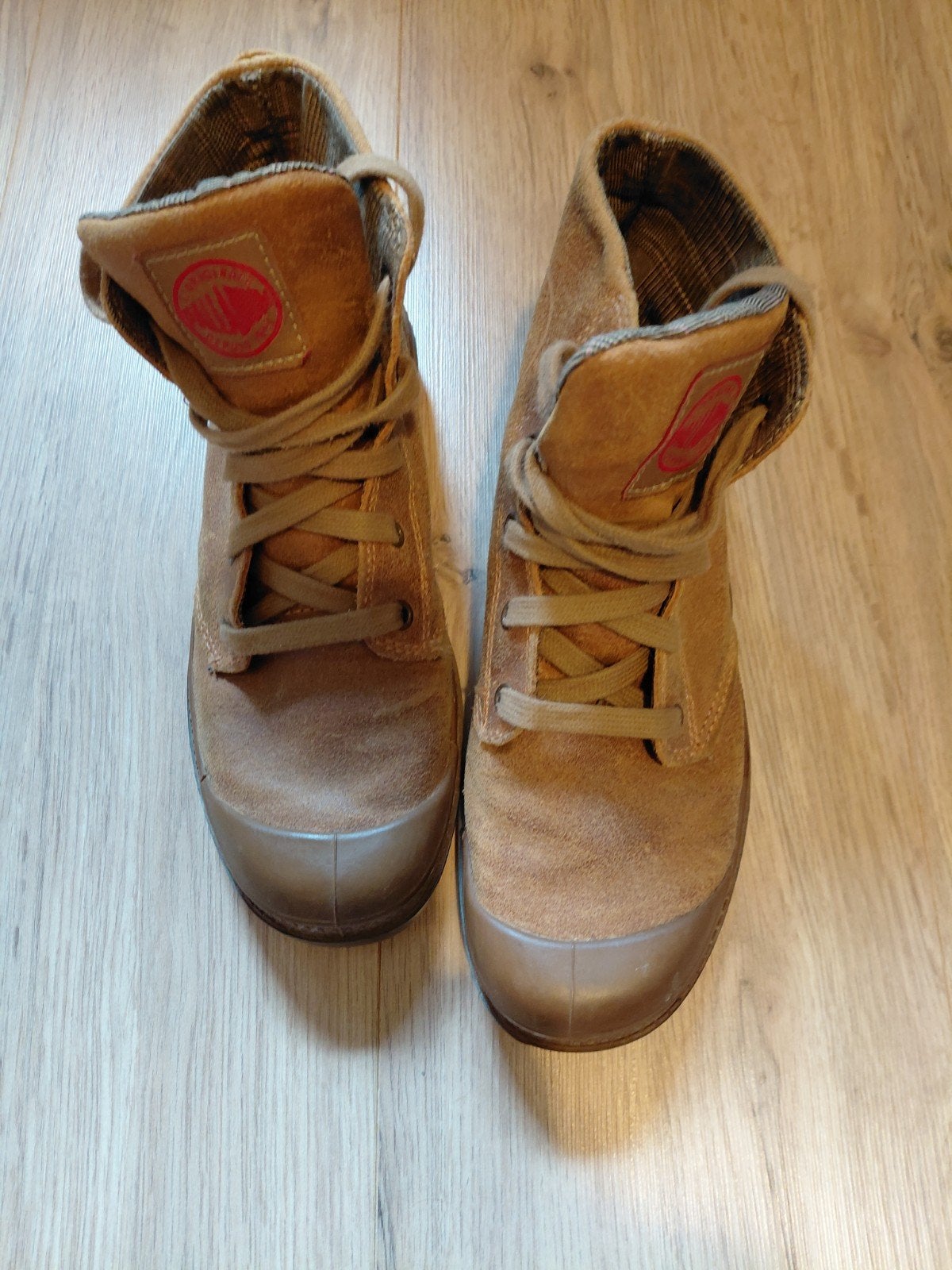 Palladium Pampa Hi Originale - Bruine Suède Boots, Kleding | Dames, Bruin, Lage of Enkellaarzen, Palladium, Ophalen of Verzenden