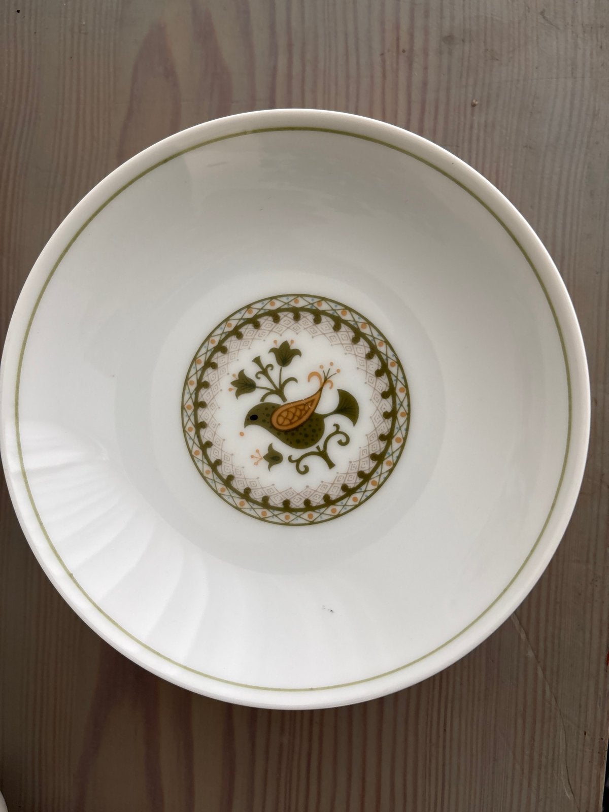 4 bordjes met vogelmotief - Noritake China, Ophalen