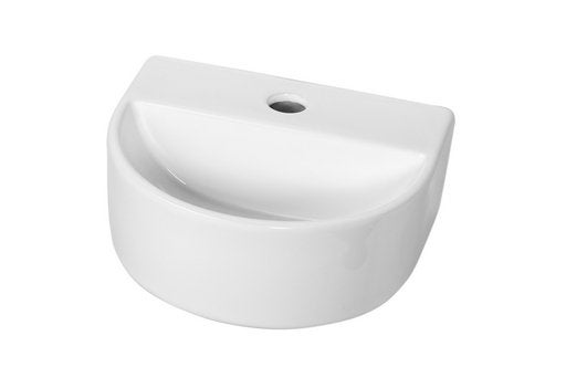 Toiletfontein Lara Halfrond 30x25x12 Keramiek Wit WC Fontein, Doe-het-zelf en Verbouw, Sanitair, Ophalen, Wiesbaden, Info@dealplein.nl