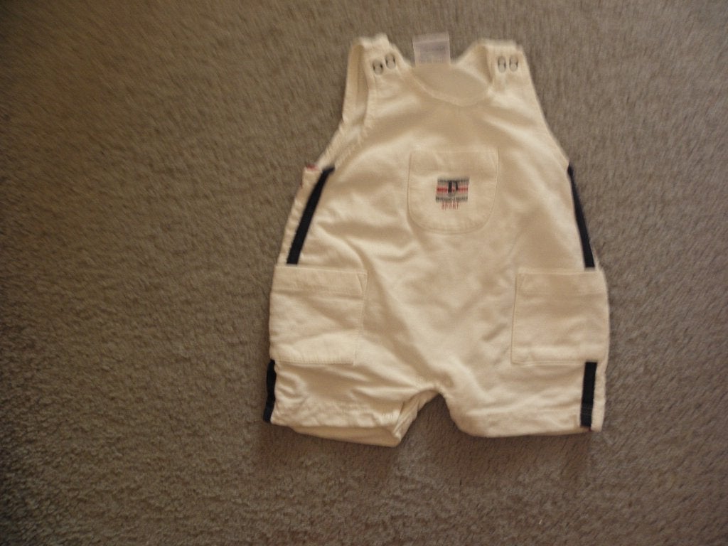 Wit rood blauw katoenen babypakje pakje DIRKJE mt 68 prima, Kinderen en Baby's, Babykleding | Maat 68, Gebruikt, Jongetje of Meisje