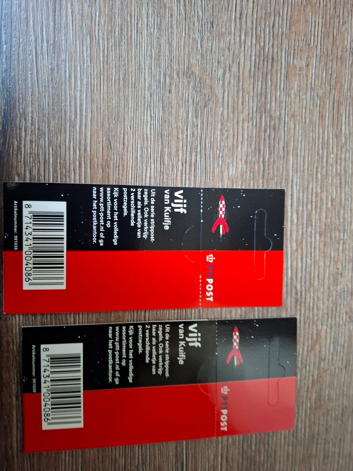 Kuifje  naar de Maan Postzegelboekje - Serie Vijf 19, Ophalen of Verzenden, Kuifje, Zo goed als nieuw, Beeldje of Figuurtje