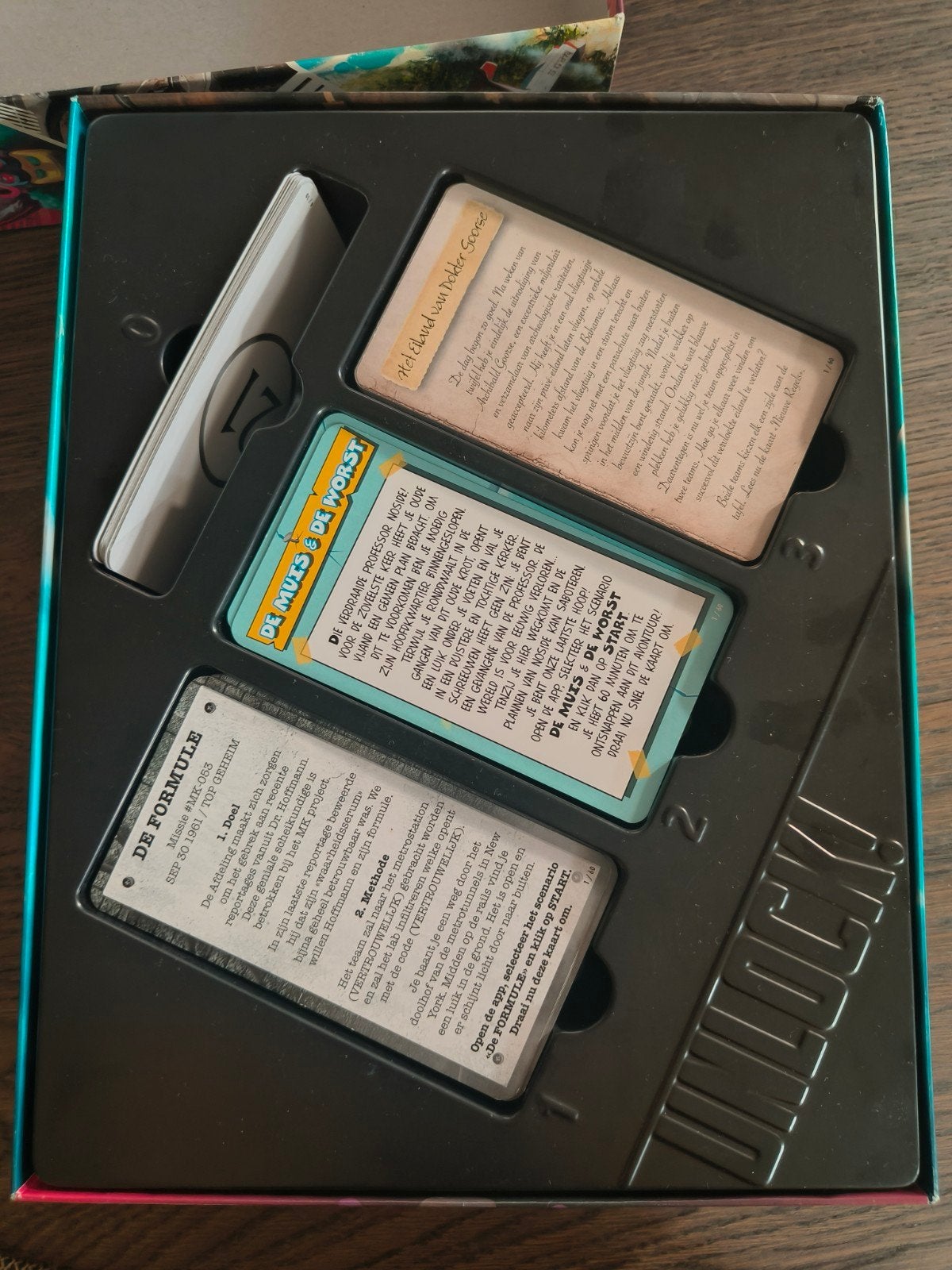 Unlock spel, Ophalen of Verzenden