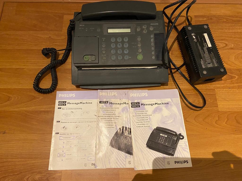 Goedwerkende Philips antwoordapparaat telefoon met fax, Telecommunicatie, Vaste telefoons | Niet Draadloos, Ophalen of Verzenden