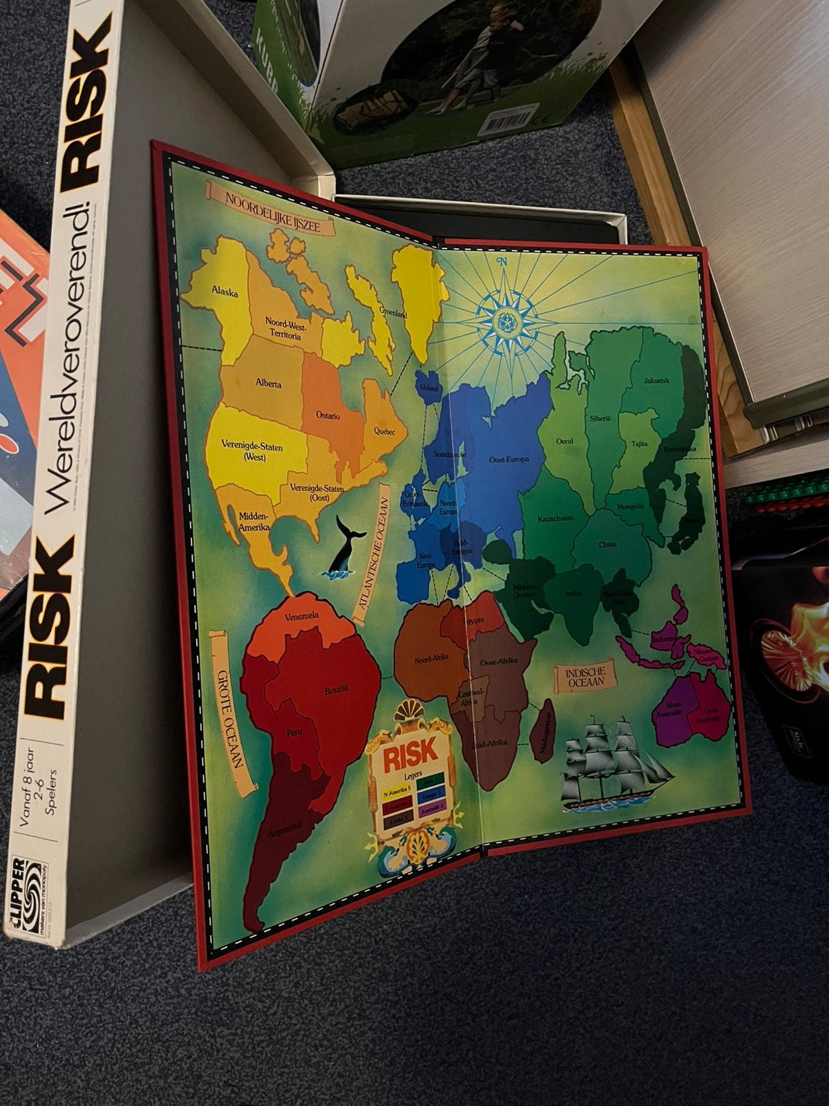 Risk, Drie of vier spelers, Ophalen of Verzenden, Zo goed als nieuw