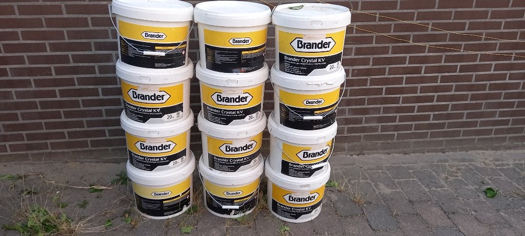 spuitpleister Brander Crystal spuitpleister, Ophalen, Wit, Nieuw, 20 liter of meer