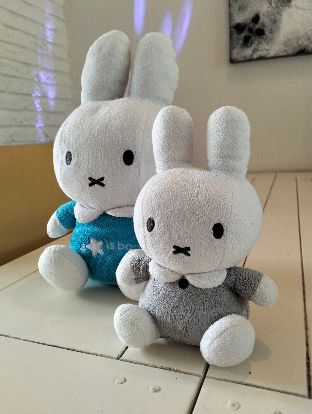 Nijntje knuffels - 2 stuks, zo goed als nieuw, Kinderen en Baby's, Ophalen, Overige merken, Konijn, Nijntje