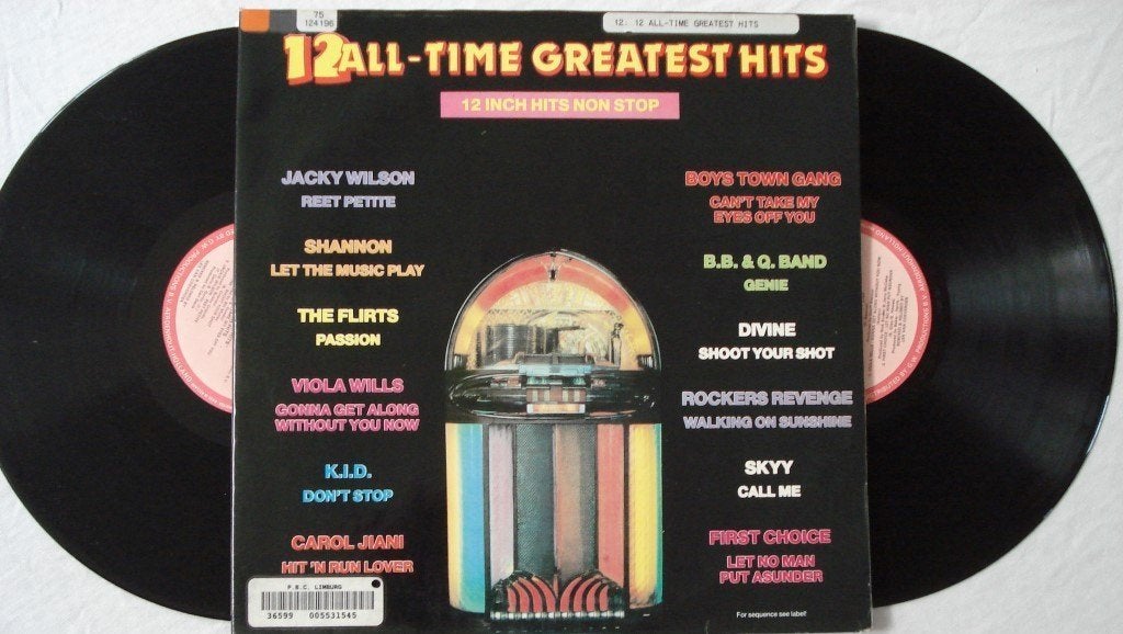 12 all-time greatest hits - 12 inch hits non stop, Gebruikt, Ophalen of Verzenden, 12 inch, Gatefold hoes