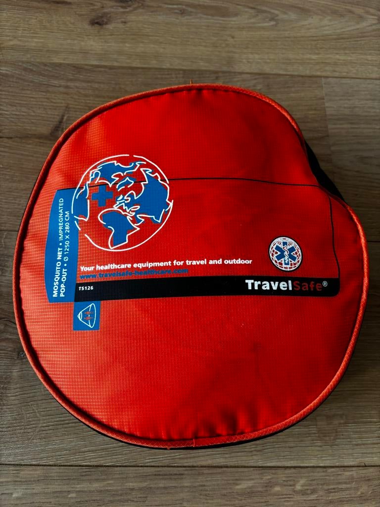 TravelSafe geïmpregneerde pop-up klamboe 1250x280 cm, Ophalen of Verzenden, Nieuw