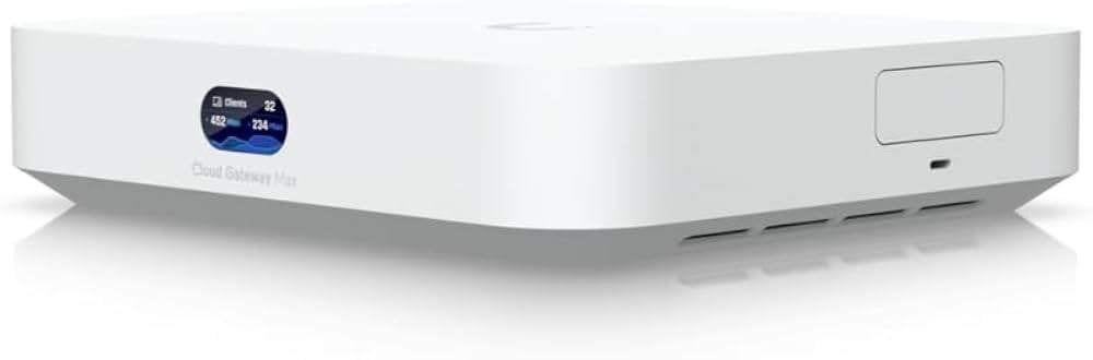 Gloednieuwe UniFi Cloud Gateway Max (UCG-Max), Ophalen of Verzenden, Nieuw, Router, Ubiquiti UniFi