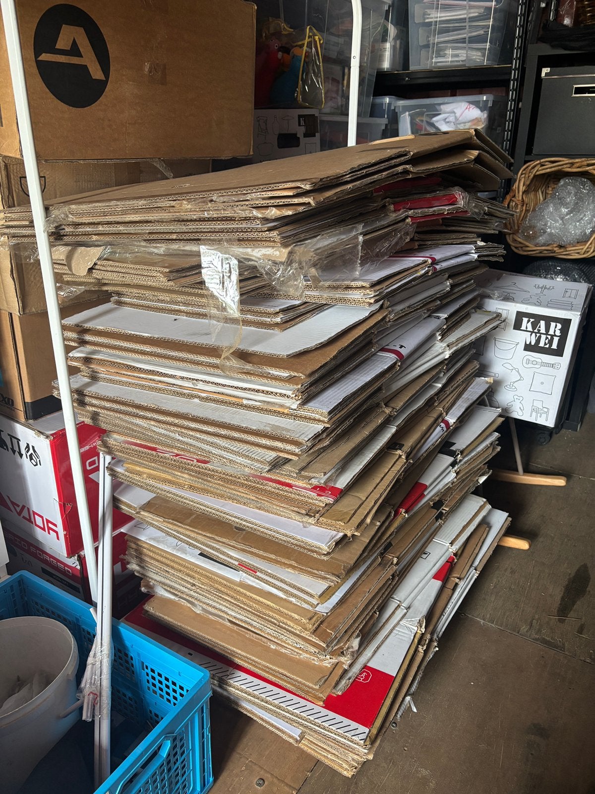 Stevige grote verhuisdozen, Ophalen, 50 tot 75 cm, 35 tot 50 cm, Doos