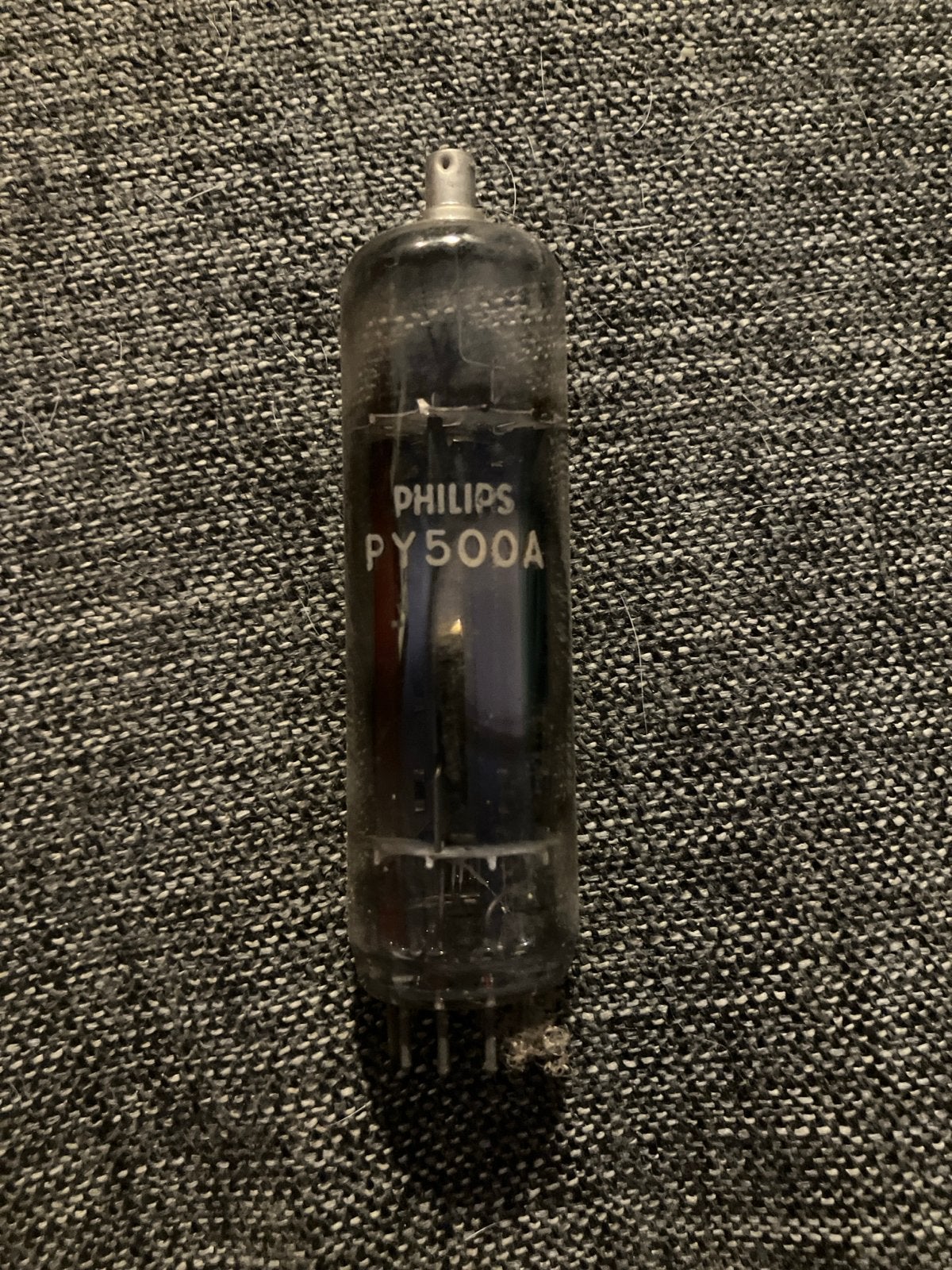 Philips PY500A vacuümbuis - Vintage elektronenbuis, Ophalen of Verzenden, Gebruikt