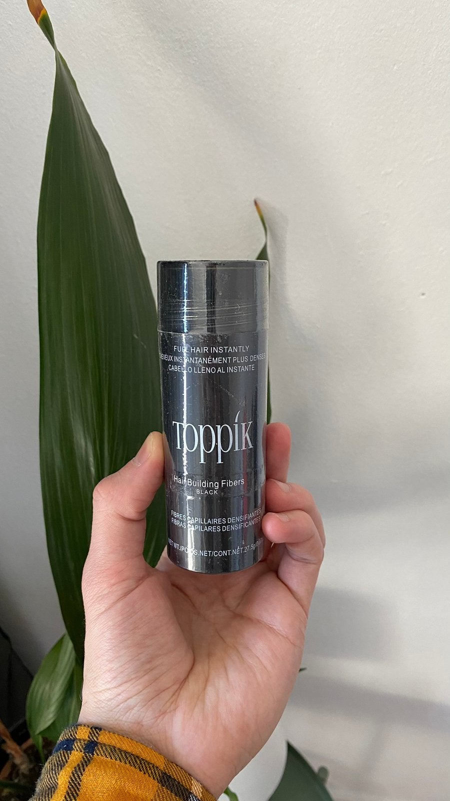 Toppik 27,5 gram - Zwart (sealed), Verzenden, Zo goed als nieuw, Pruik of Haarverlenging