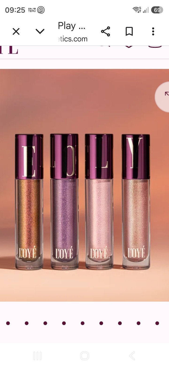 L' OYE liquid oogschaduw, Verzenden, Zo goed als nieuw, Ogen, Make-up
