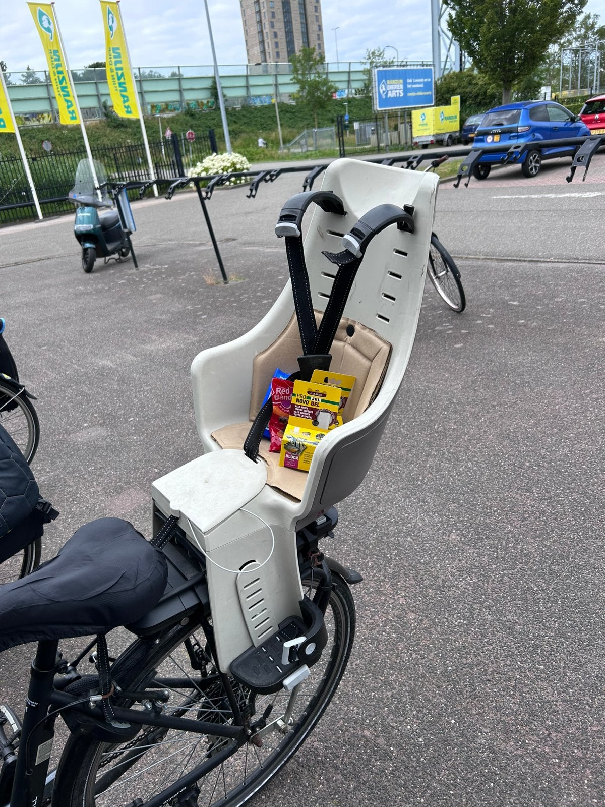 Fietsstoeltje safari achter stoeltje, Achterzitje, 15 t/m 36 kg, Ophalen of Verzenden, Gebruikt