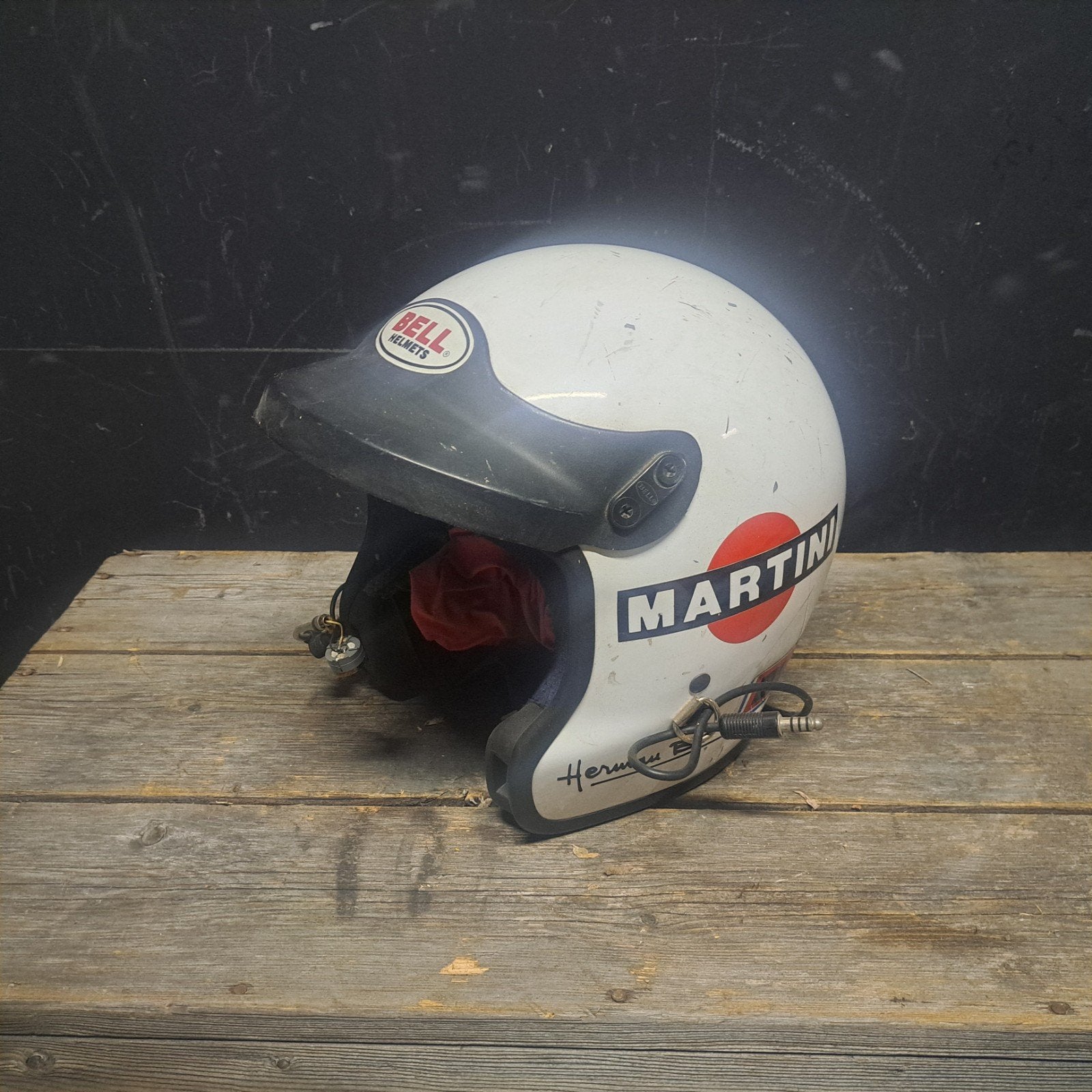 Vintage Bell MAG-4 rally- of autosport helm '70, Ophalen of Verzenden, Gebruikt, Auto's