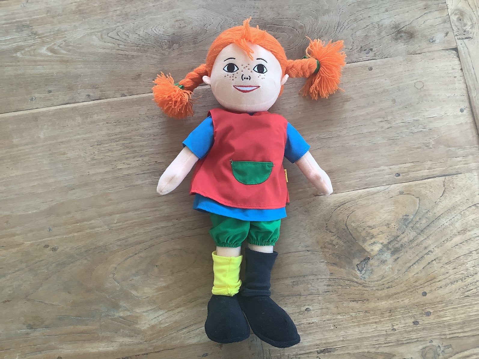 Knuffel Pippi Langkous 45 cm., Ophalen of Verzenden, Zo goed als nieuw