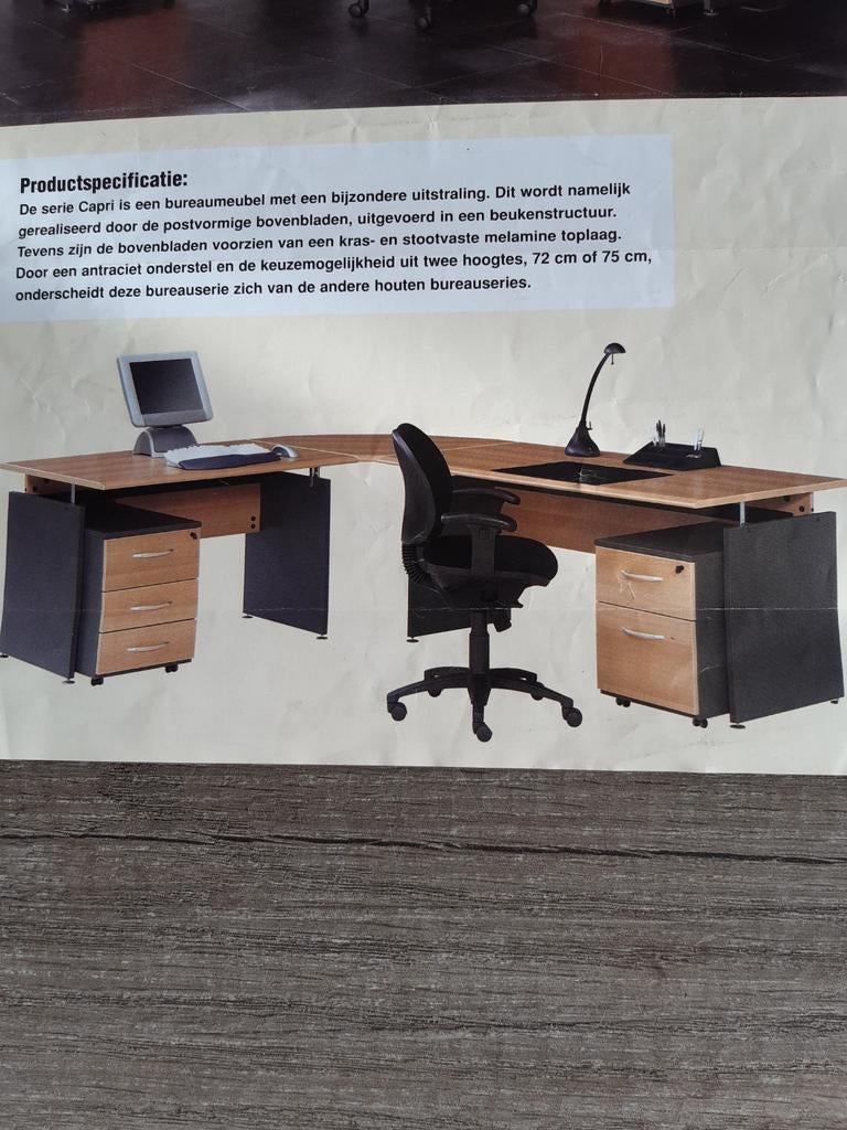 Hoekbureau, Huis en Inrichting, Bureaus, Ophalen, Gebruikt