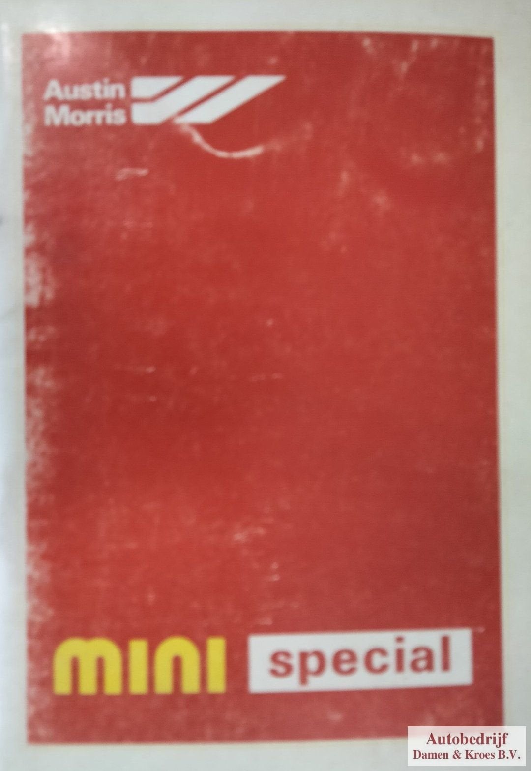 Handboek Mini Special instructieboekje, Ophalen of Verzenden