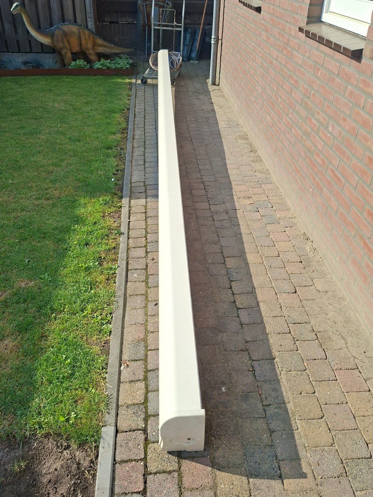 elektrisch zonnescherm 560 uitval 3meter, Ophalen, 450 cm of meer, Elektrisch, Knikarmscherm
