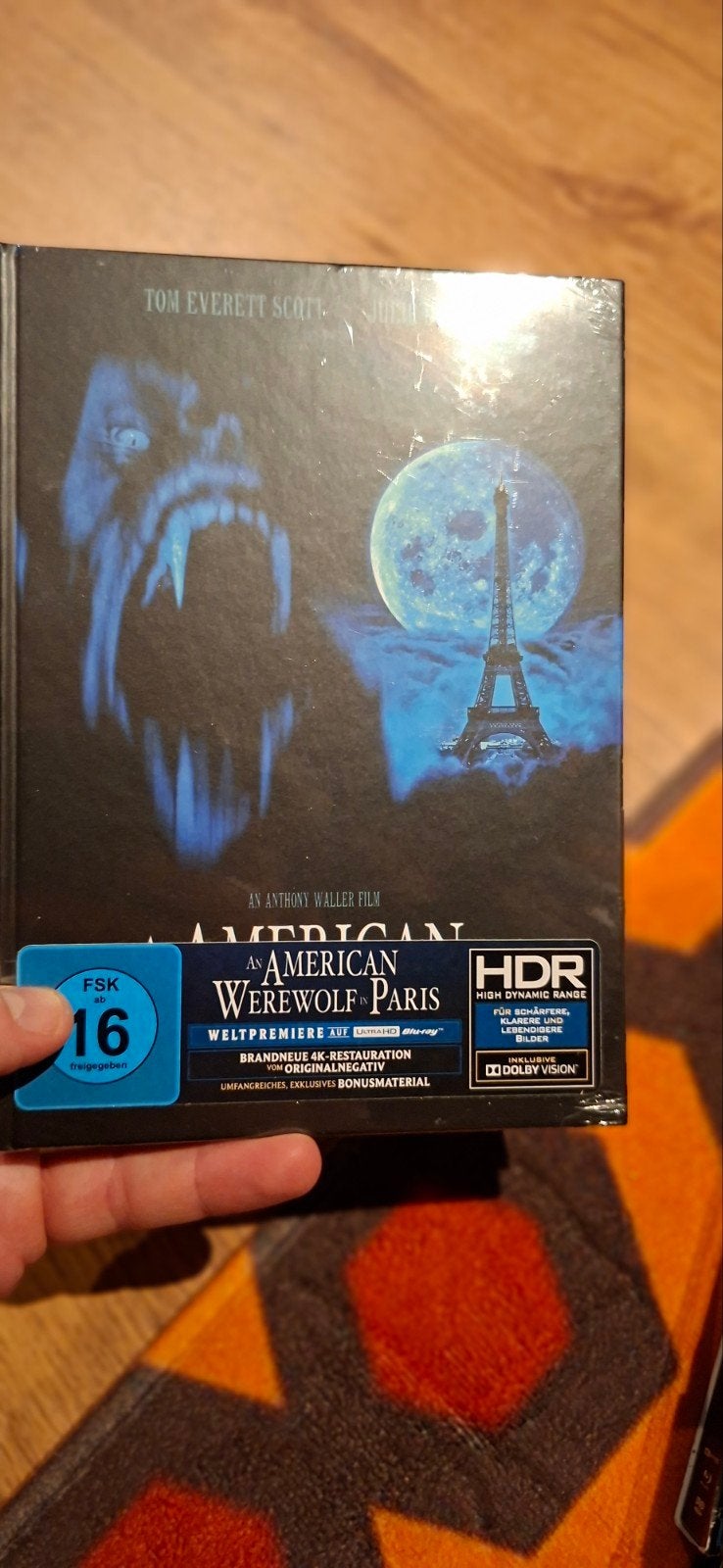 An American Werewolf in Paris - Mediabook Blu-ray, Ophalen of Verzenden, Zo goed als nieuw, Horror
