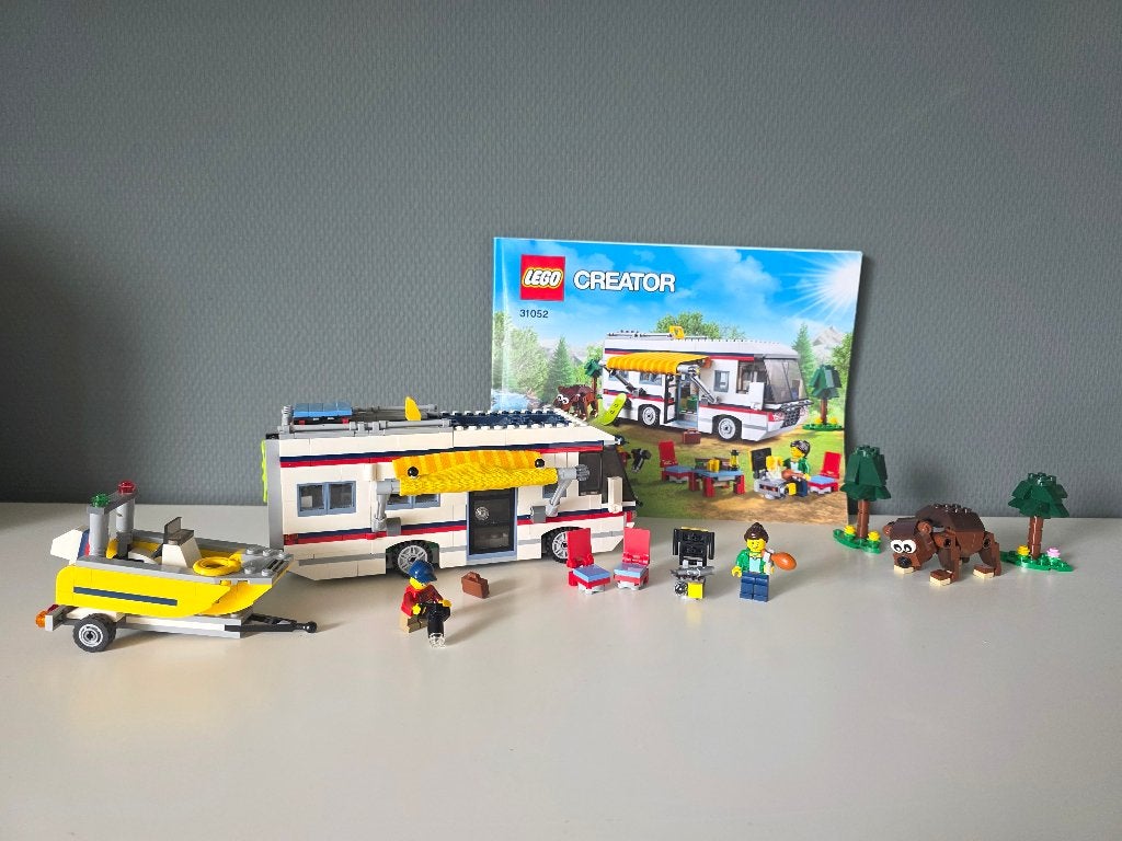 Lego Creator 31052 Vakantieplekjes / camper 3in1 set, Lego, Ophalen of Verzenden, Zo goed als nieuw, Inclusief instructies
