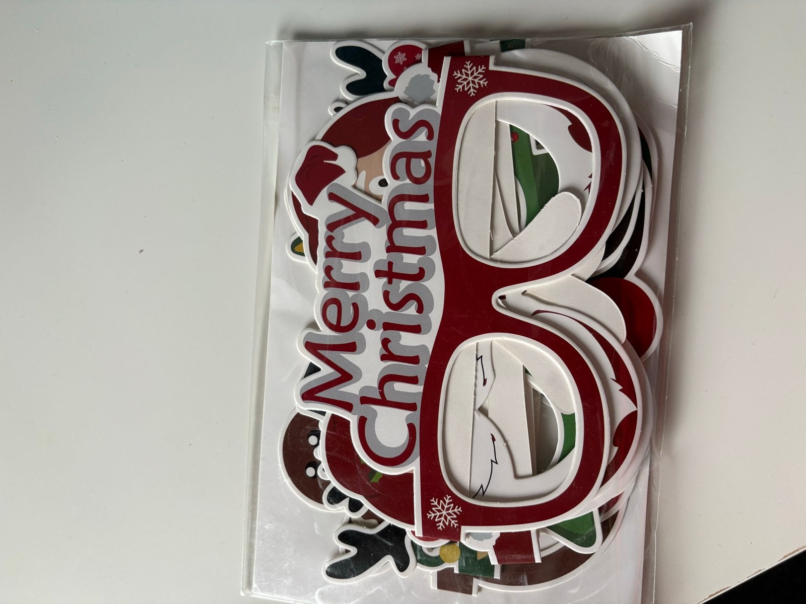 Kerst papieren brillen, Ophalen of Verzenden, Nieuw