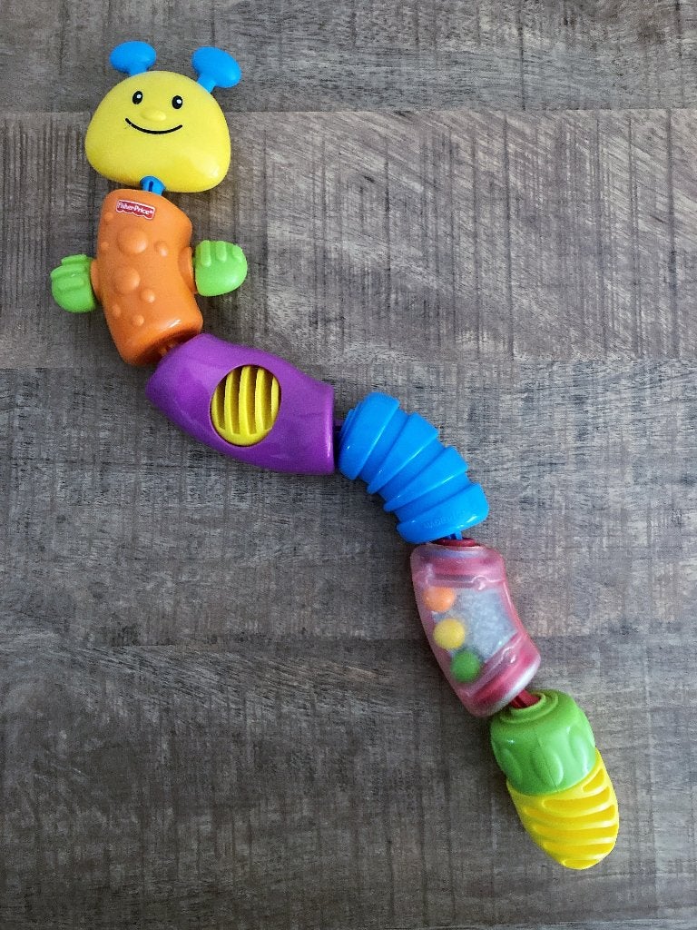 Fisher-Price Klik vast rups - activiteitenrups. PRIMA staat., Ophalen of Verzenden, Gebruikt, Speelset