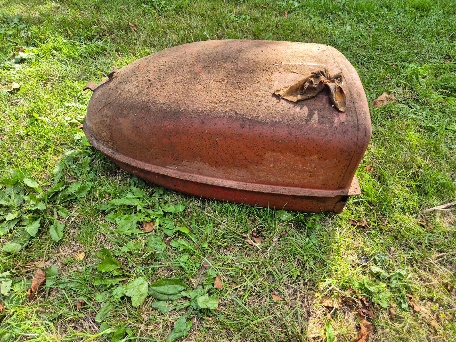 brandstof tank antieke tractor, Ophalen, Gebruikt, Oldtimer onderdelen