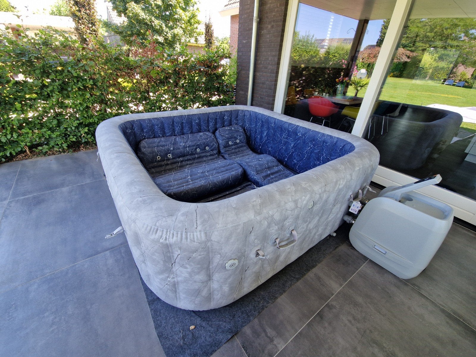 Lay-Z Spa San Francisco Hydrojet Pro 7 grijs marble, Ophalen