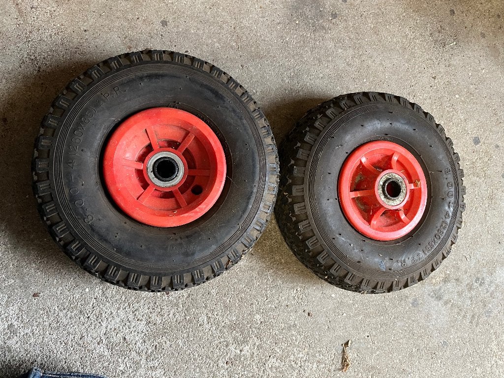 Steekwagen wielset wiel wielen 80x260 20x60 80 260 20 60, Doe-het-zelf en Verbouw, Transportwagens, 100 liter of meer, Ophalen