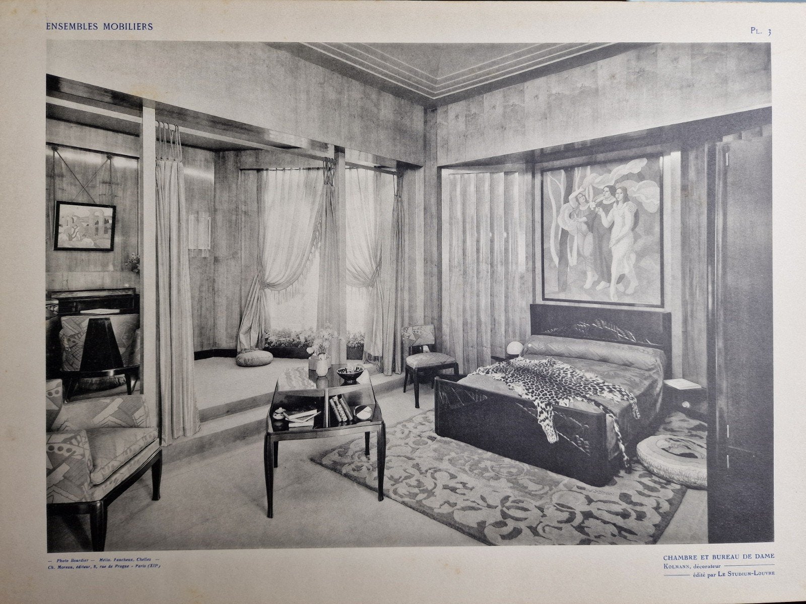 ENSEMBLES MOBILIER 1926. Art-Deco, Ophalen of Verzenden