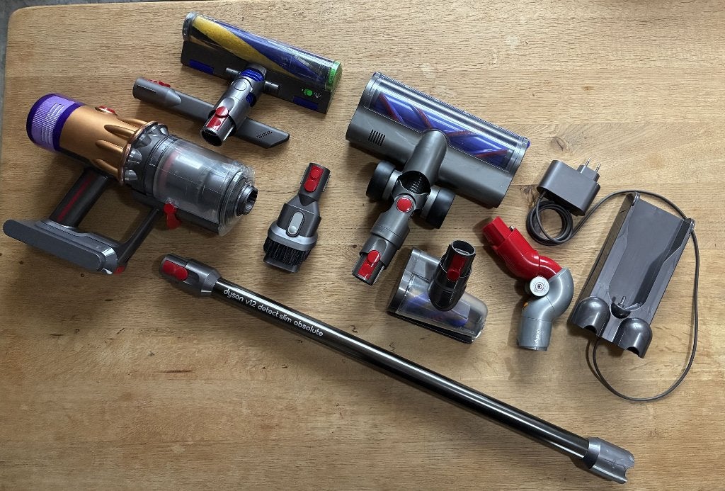 Dyson V12 Slim Absolute met Laserdetectie LEZEN!
