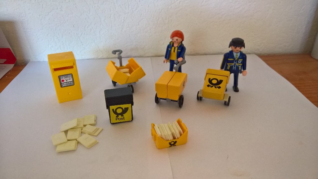 Playmobil postbode, Ophalen of Verzenden, Gebruikt, Losse onderdelen, Overige typen