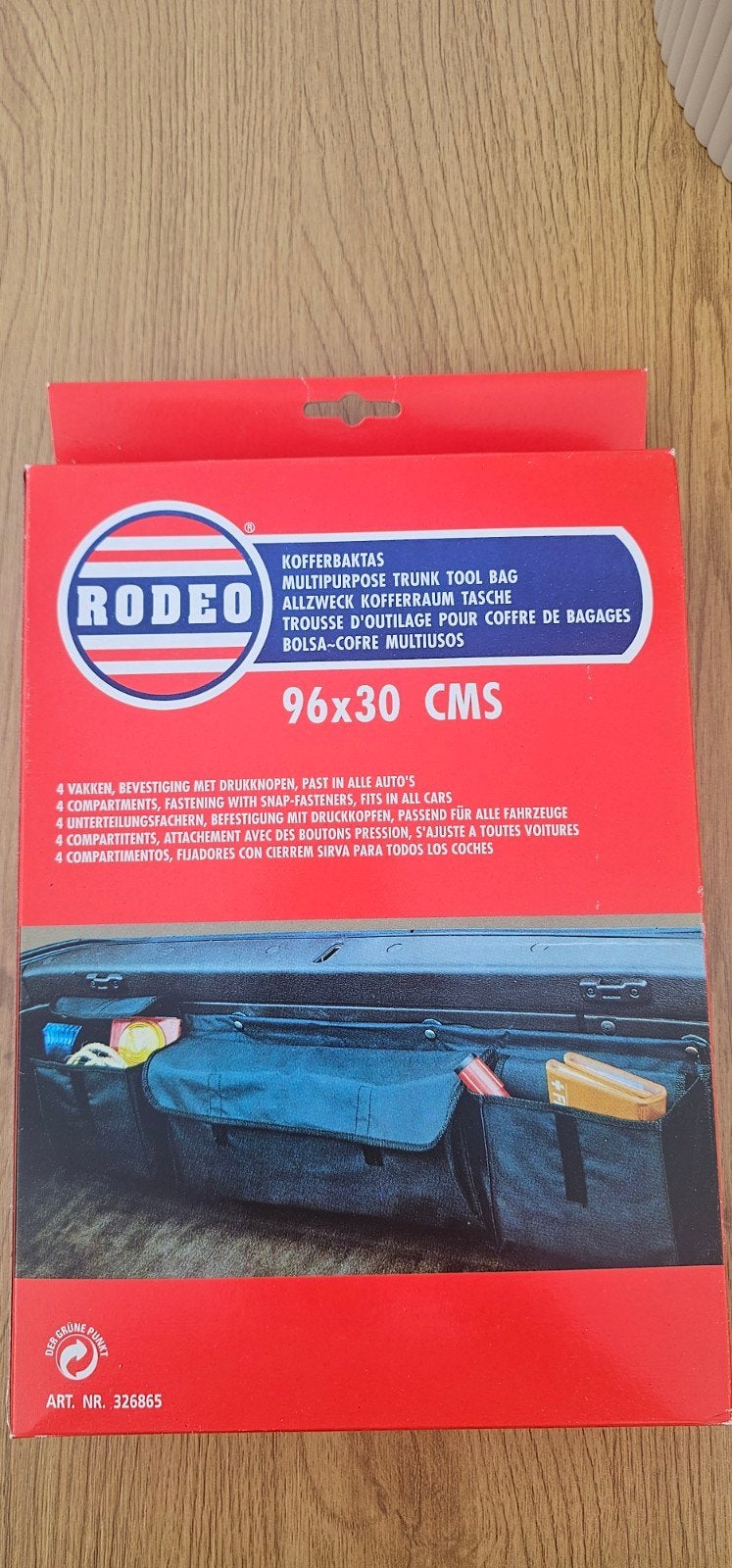 Rodeo Multipurpose Kofferbak Tas - 96x30 cm, Ophalen of Verzenden, Nieuw