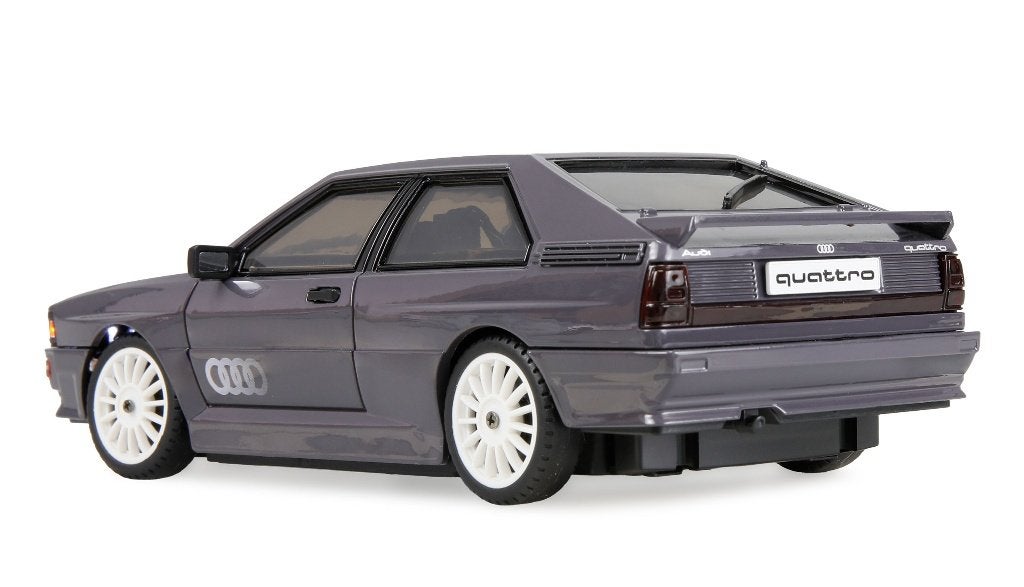 Audi quattro 1980 Onroad/Drift with Gyro 4WD 1/28 RTR Grey, Verzenden, Nieuw, Overige schalen, Auto onroad