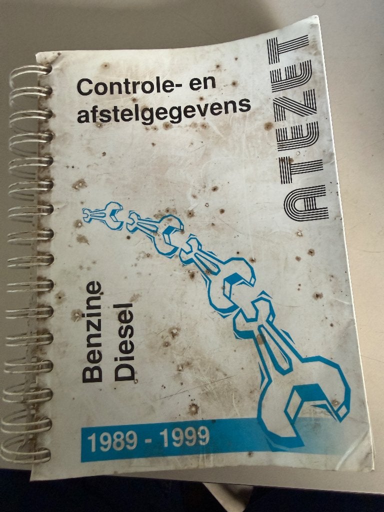 Atezet controle en afstelgegevens van auto’s, Algemeen, Ophalen of Verzenden, Onbekend, Gelezen