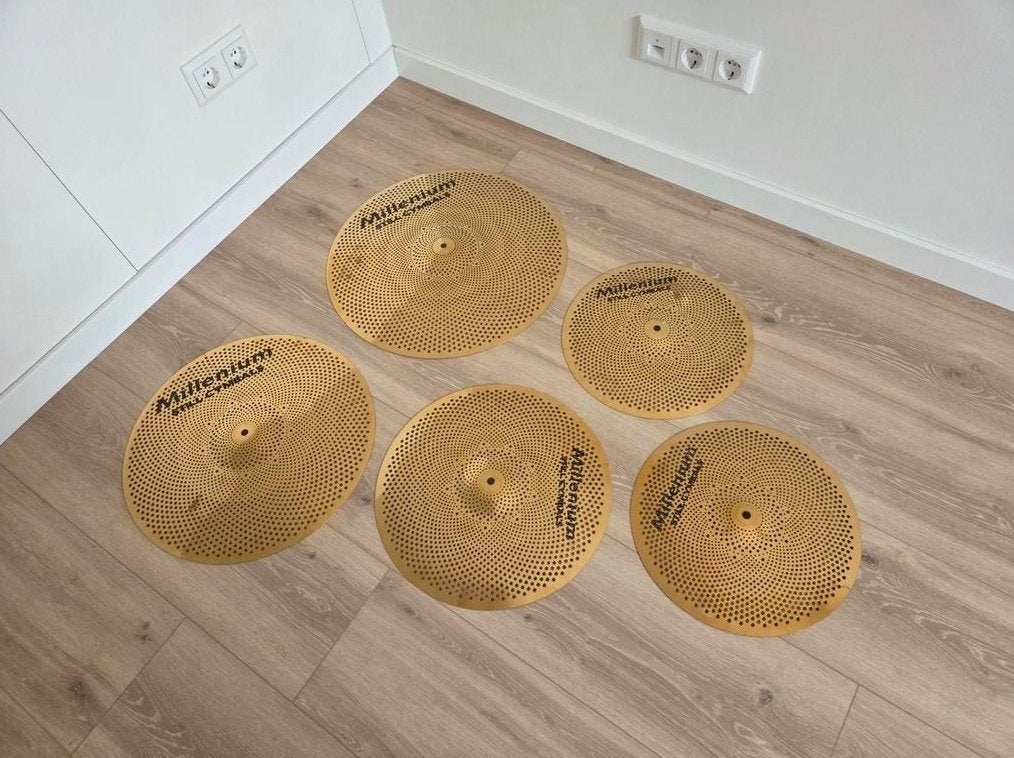 Millenium Still Series Bekken Set - Oefen Cymbals, Muziek en Instrumenten, Drumstellen en Slagwerk, Ophalen of Verzenden, Zo goed als nieuw