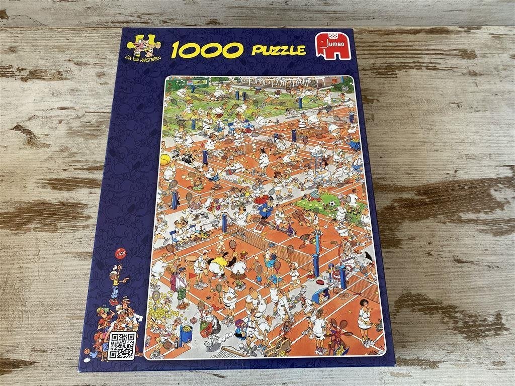 jan van haasteren - Tennis 1000 stuks [s296], Verzenden, 500 t/m 1500 stukjes, Zo goed als nieuw