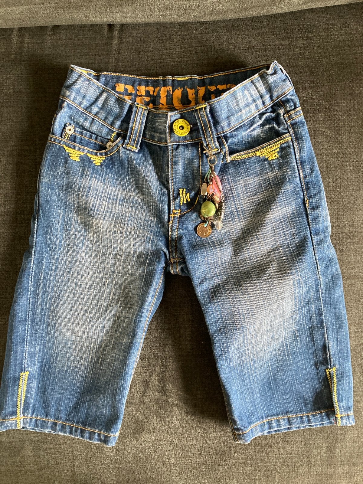 Retour spijkerbroek/korte broek maat 8 is 128, Kinderen en Baby's, Kinderkleding | Maat 128, Ophalen of Verzenden, Zo goed als nieuw